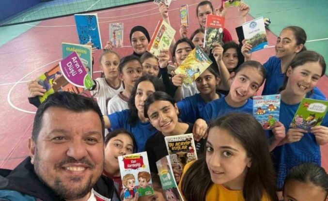 Tomarza’da spor ve kitap bir arada