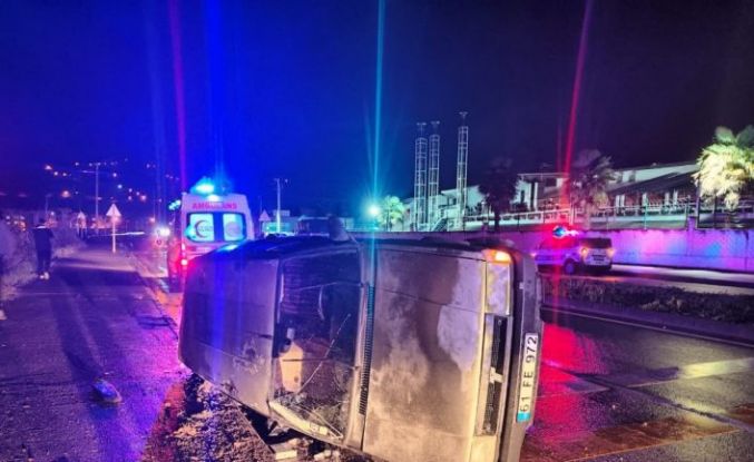 Trabzon’da trafik kazası: 2 yaralı