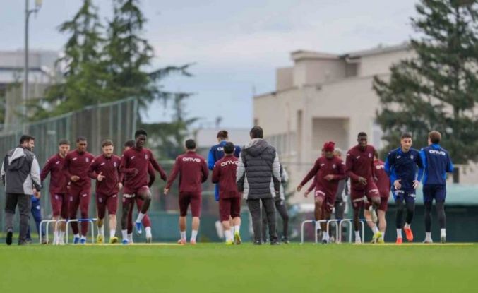 Trabzonspor, Galatasaray maçı hazırlıklarını tamamladı