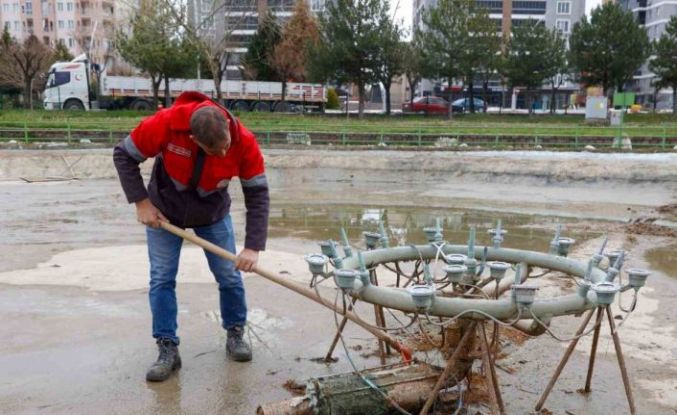 Uşak’ta parklar yaza hazırlanıyor