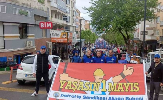 Aliağa’da 1 Mayıs kutlandı