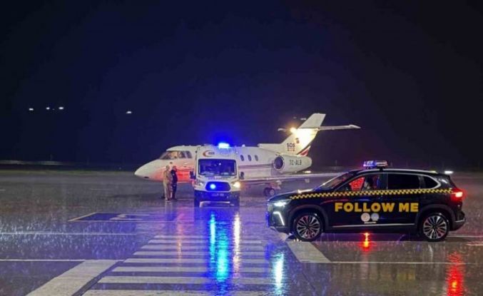 Ambulans uçak 10 aylık bebek için Şırnak’tan Ankara’ya havalandı