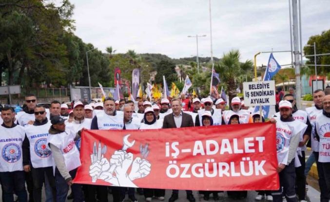 Ayvalık’ta 1 Mayıs coşkusu