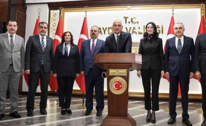 Bakan Ersoy’un ikinci durağı Aydın Valiliği oldu