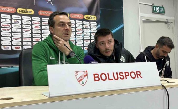 Boluspor - Serikspor maçının ardından
