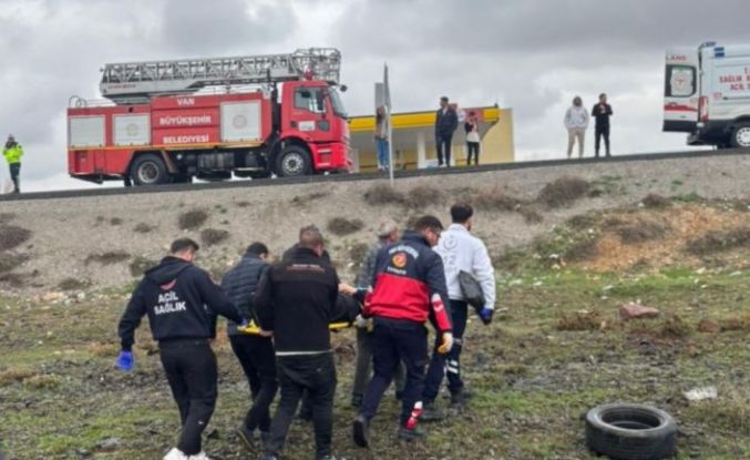 Çaldıran’da trafik kazası: 1 yaralı