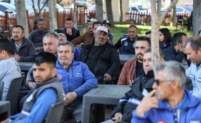 Çameli Belediyesi personeli 1 Mayıs’ta bir araya geldi