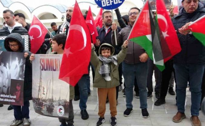 Çanakkale’den Küresel Sumud Filosu’na destek sesleri yükseldi
