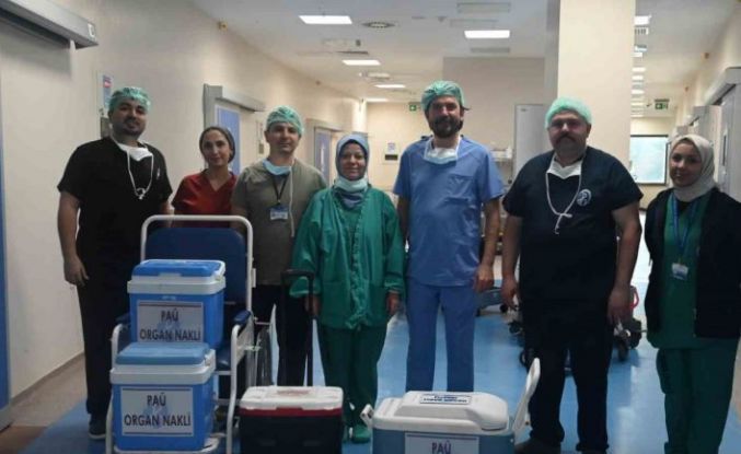 Denizli’de 2 organ bağışı 7 hastaya umut oldu