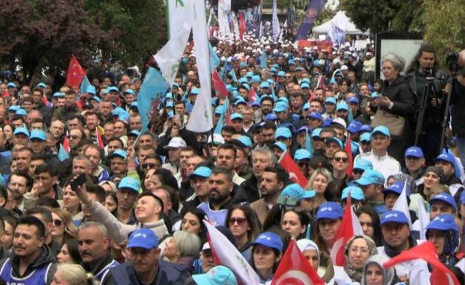 Edirne’de 1 Mayıs’ta meydanlar doldu, kalabalık alana sığmadı