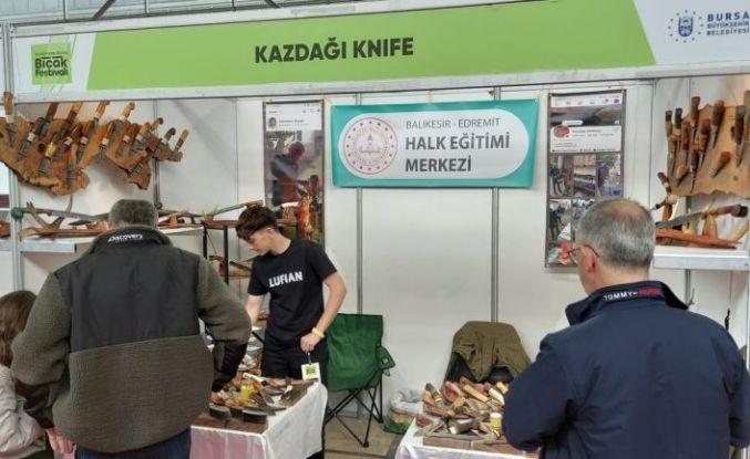 Edremit’in el yapımı bıçakları dünya vitrininde
