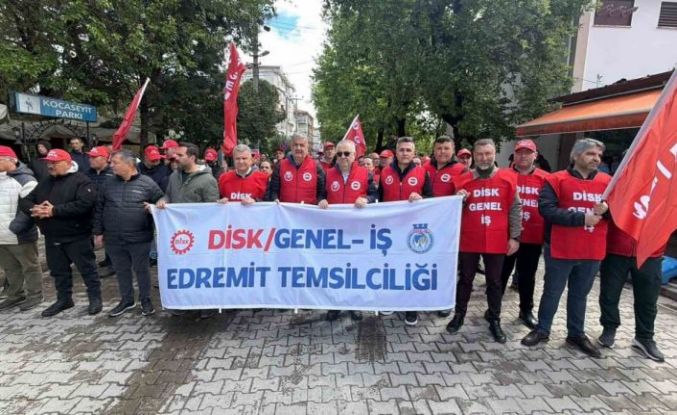 Edremit’te 1 Mayıs kutlandı