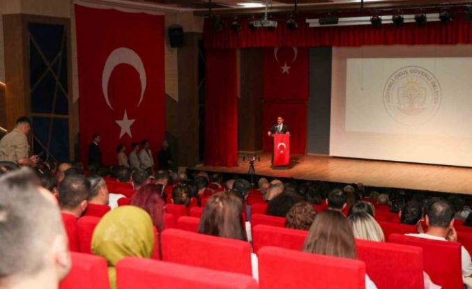 Hatay’da güvenli okul güvenli gelecek projesi hayata geçirildi