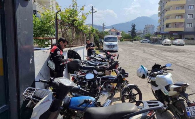 Hatay’da motosiklet tamircileri ile yedek parça satıcıları denetlendi