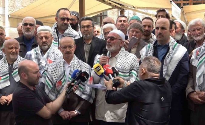 Konya’da Sumud Filosu’na destek açıklaması
