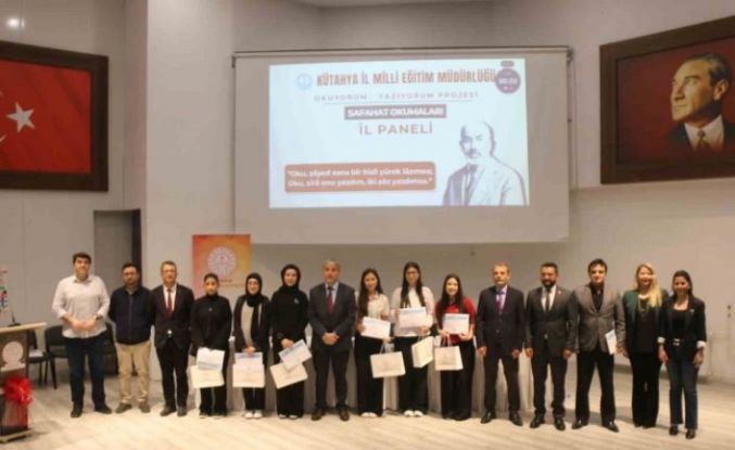 Kütahya’da "Okuyorum Yazıyorum: Safahat Okumaları" projesi il finali yapıldı