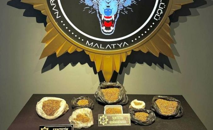 Malatya’da uyuşturucu operasyonu: 5 gözaltı