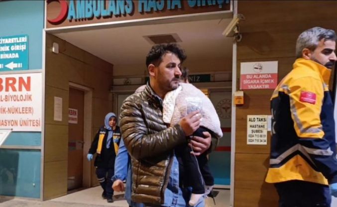 Merdivenlerden yuvarlanan 1 yaşındaki bebek yaralandı