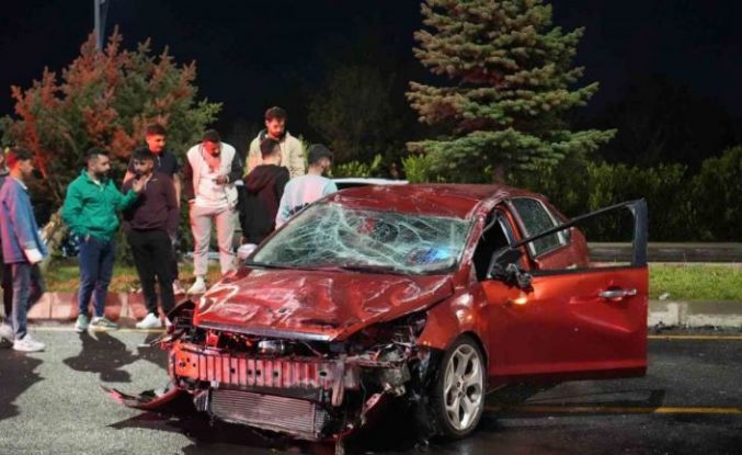 Niğde’de kontrolden çıkan otomobil takla attı: 1 yaralı