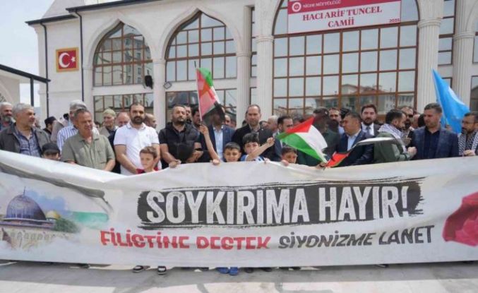 Niğde’de Sumud Filosu’na destek: "Bu müdahale sadece bir filoya değil, insanlık vicdanına yapıldı"