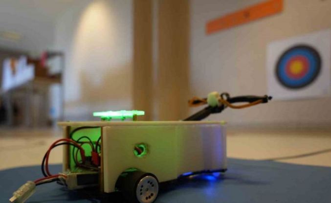 Ok atan ve hedef takip eden robot yaptılar: "Tek rakibimiz Mete Gazoz"