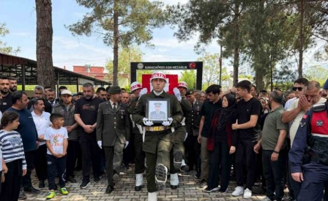 Osmaniye’de kanserden vefat eden astsubay için cenaze töreni düzenlendi