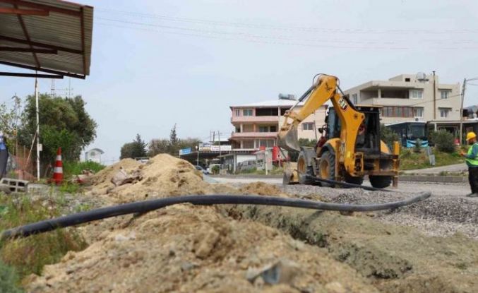 Samandağ’da içme suyu şebeke projesinin yüzde 88’i tamamlandı