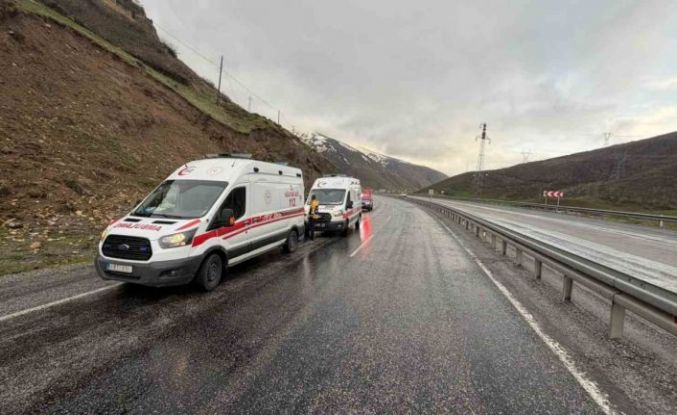 Tatvan’da trafik kazası: 2 yaralı