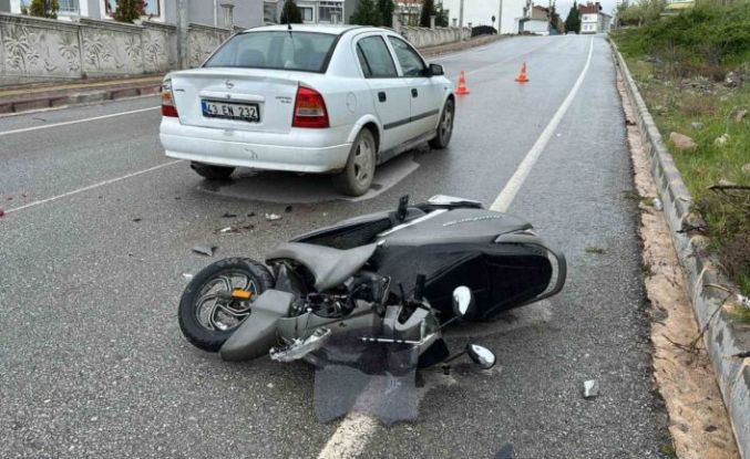 Tavşanlı’da trafik kazası: 1 yaralı
