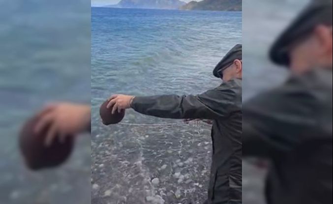 Testilerle taşınan Akdeniz suyu Ege’ye döküldü