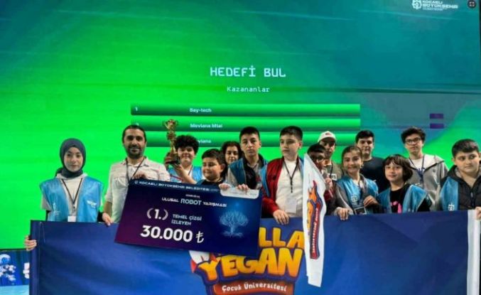 Yıldırımlı minik bilim insanları Türkiye şampiyonu