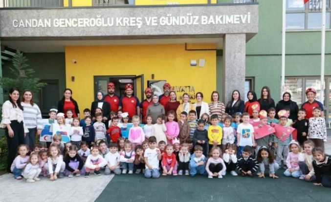 Osmangazi’de kreş öğrencileri afetlere karşı bilinçlendirildi