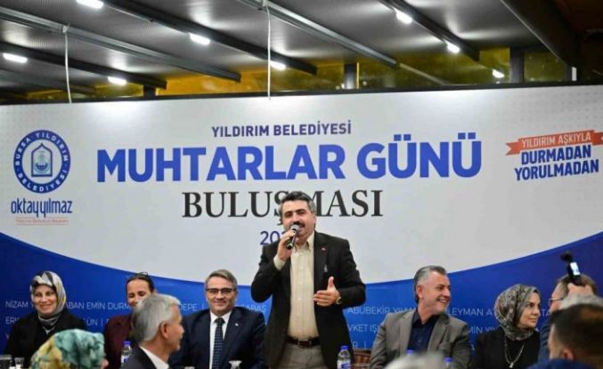 Yıldırım’da muhtarlar günü buluşması
