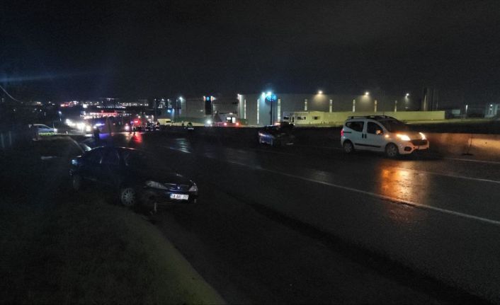 Çerkezköy çevre yolunda kaza: 3 yaralı