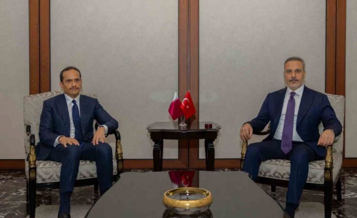 Bakan Fidan, Katarlı mevkidaşı Al Thani ile bir araya geldi