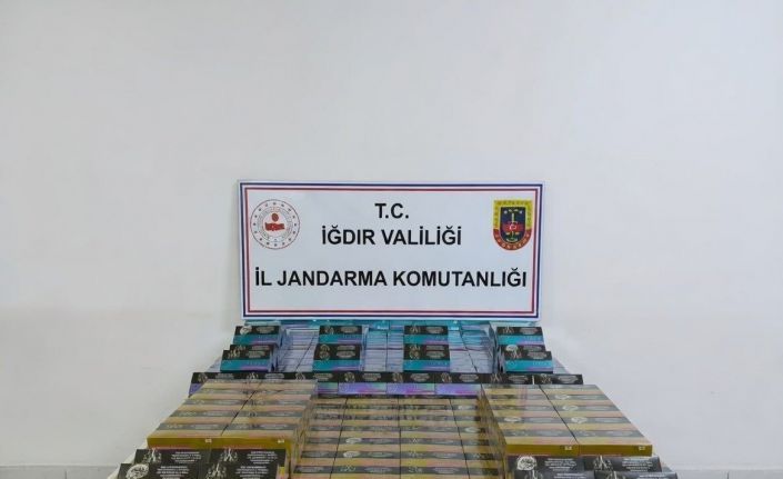 Iğdır İl Jandarma Komutanlığı’ndan kaçak elektronik sigara operasyonu