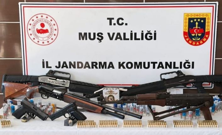 Malazgirt’te ruhsatsız silah operasyonu: 6 kişi tutuklandı