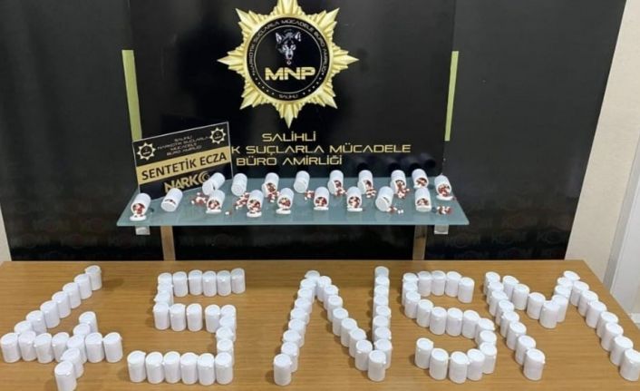Manisa’da 14 bin 866 adet sentetik hap ele geçirildi