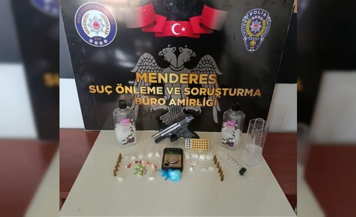 Menderes’te uyuşturucu operasyonu