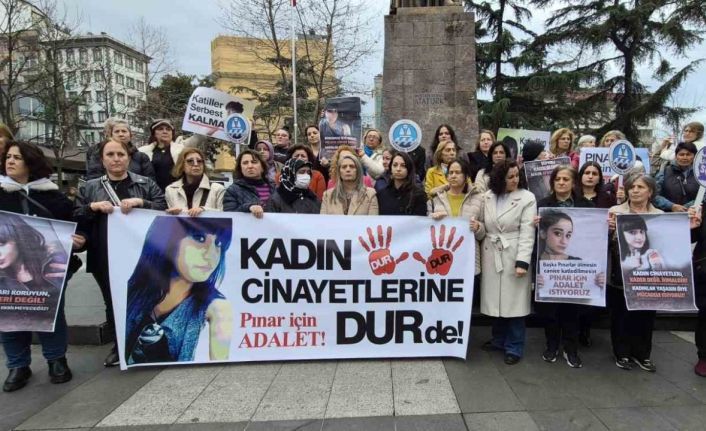 Trabzon’da Pınar Kaynak için yürüyüş