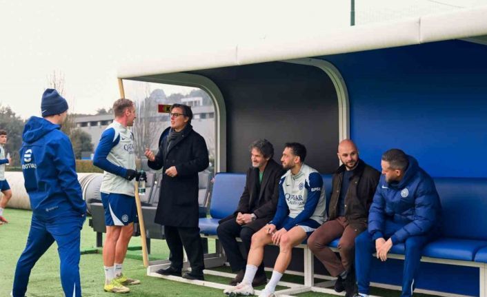 Vincenzo Montella, İtalyan ekibi Inter’in konuğu oldu