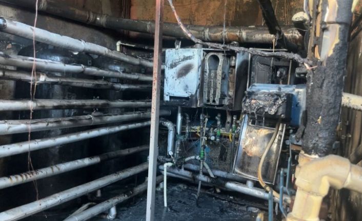 Alanya’da otelin kazan dairesinde çıkan yangın korkuttu