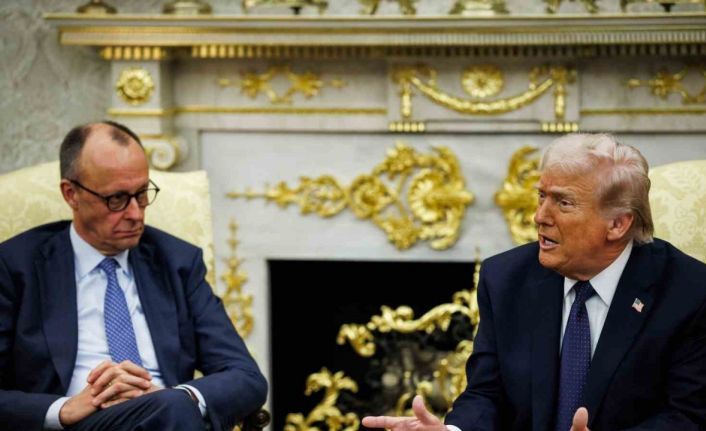 Almanya Başbakanı Merz, Beyaz Saray’da Trump ile bir araya geldi
