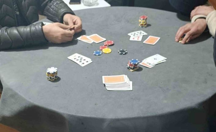 Kırıkkale’de kumar operasyonu: 58 bin 20 lira idari para cezası uygulandı