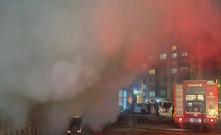 Malatya’da konteyner yangını