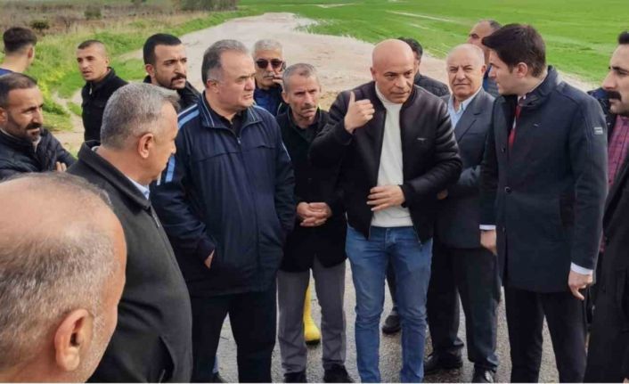 Nusaybin’de selin etkili olduğu bölgelerde inceleme yapıldı