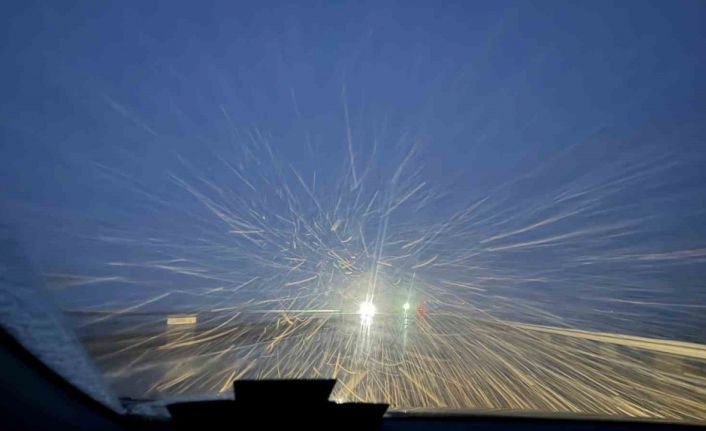 Sivas’a mart ayında kar yağdı