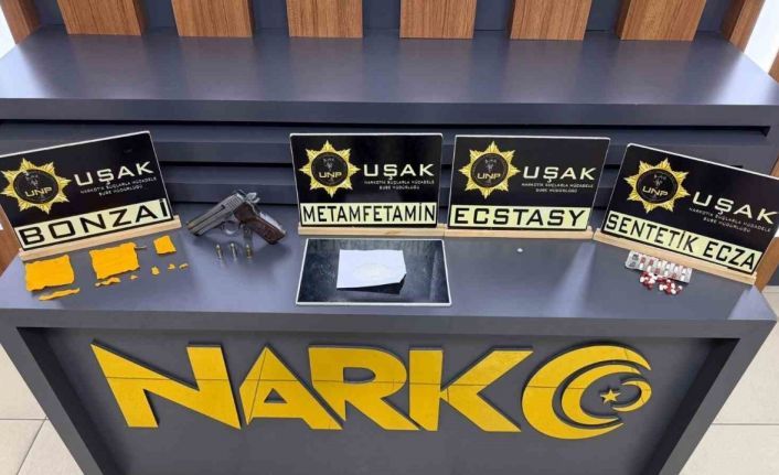 Uşak’ta uyuşturucu operasyonu: 3 tutuklama