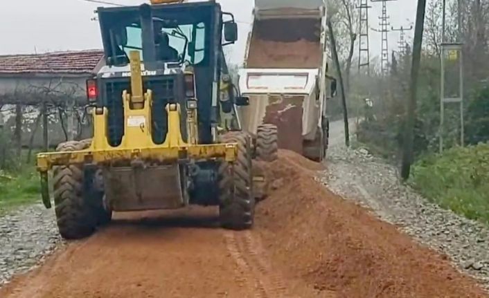 Gerze grup yolları modernize ediliyor