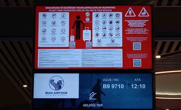 İstanbul Havalimanı’nda İran uçuşları yeniden başladı